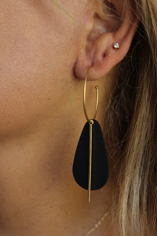 Midnight Drop Earring