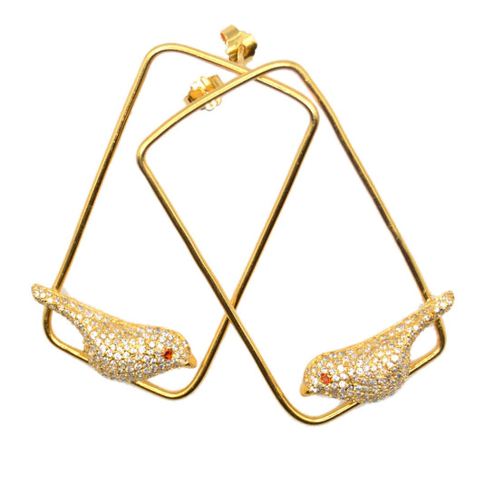 Framed bird elegance