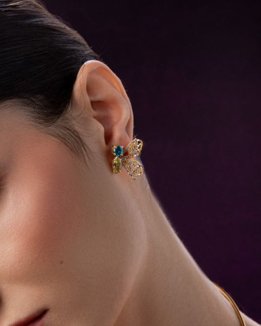 The butterfly earring