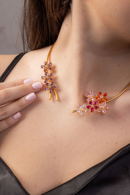 The mini floral necklace