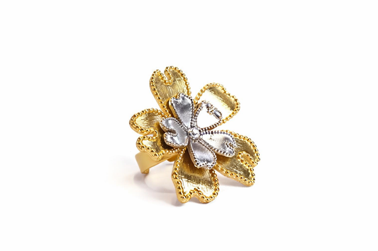 Dual Bloom Ring