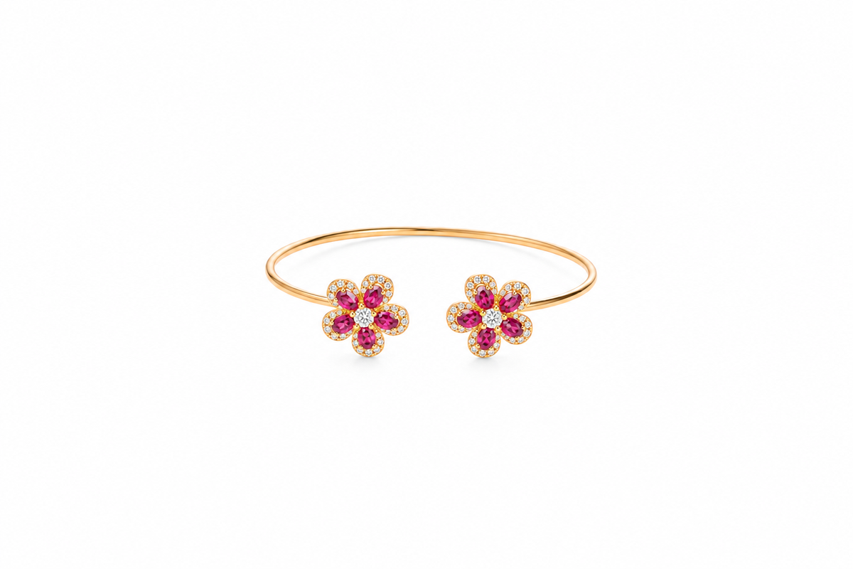 The flower bangle