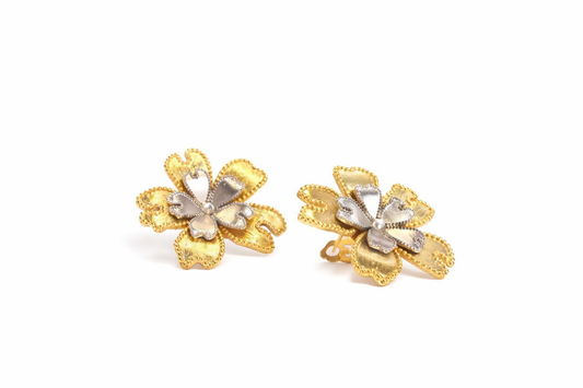 Dual Bloom Earring