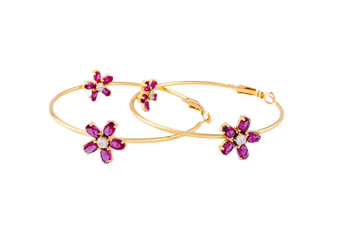 Double Flower Hoop