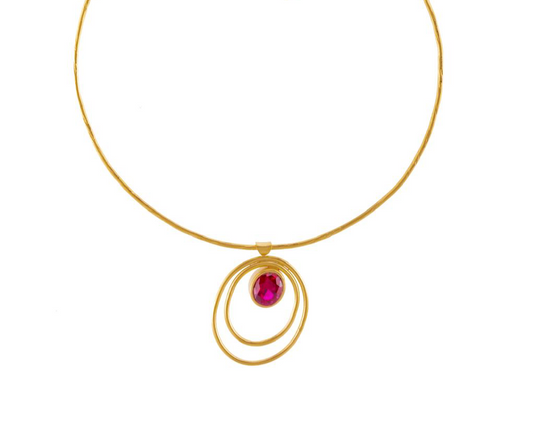 Pink Swarovski Collar