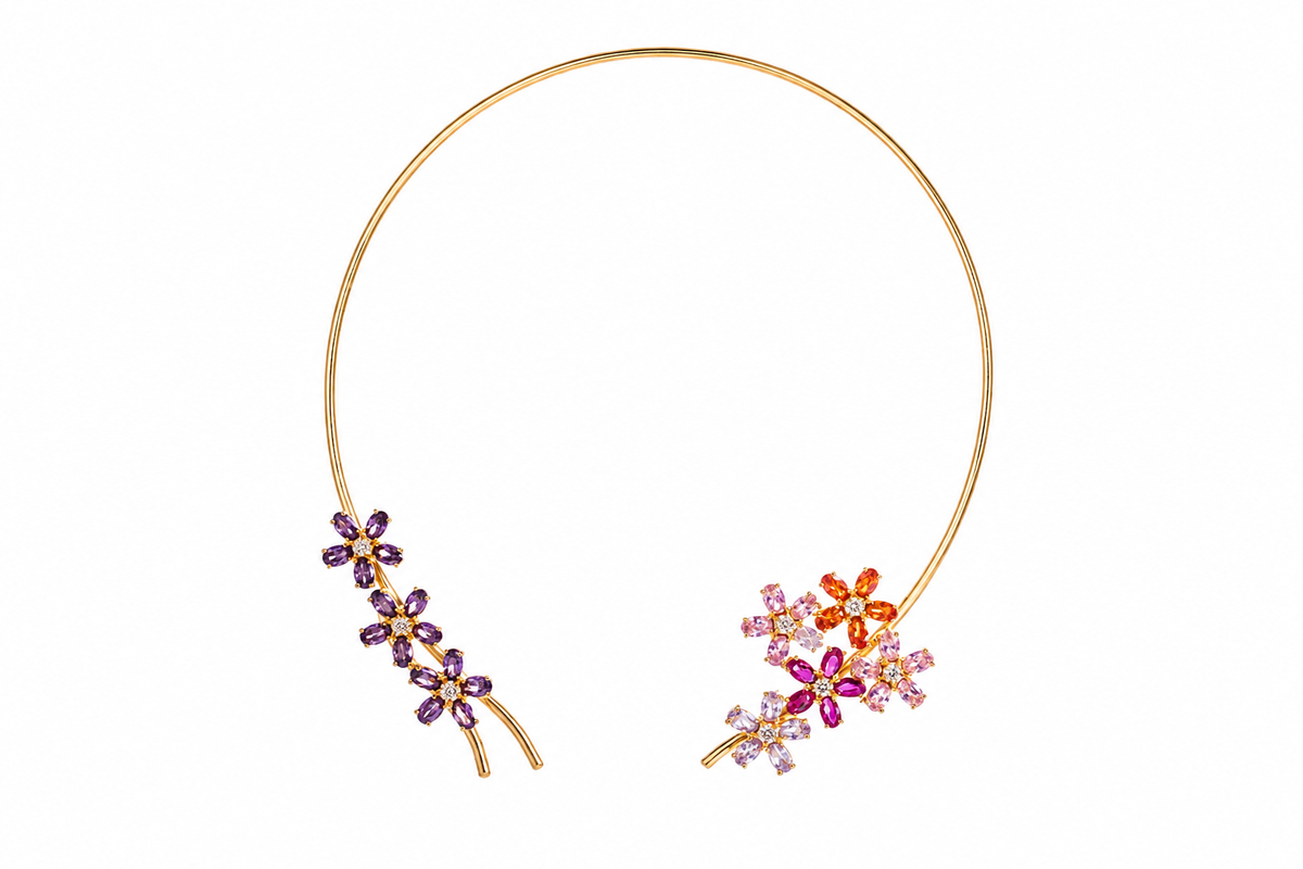 The mini floral necklace
