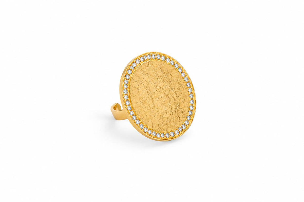 The Golden Halo Ring
