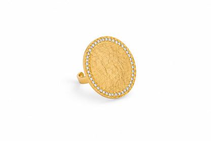 The Golden Halo Ring
