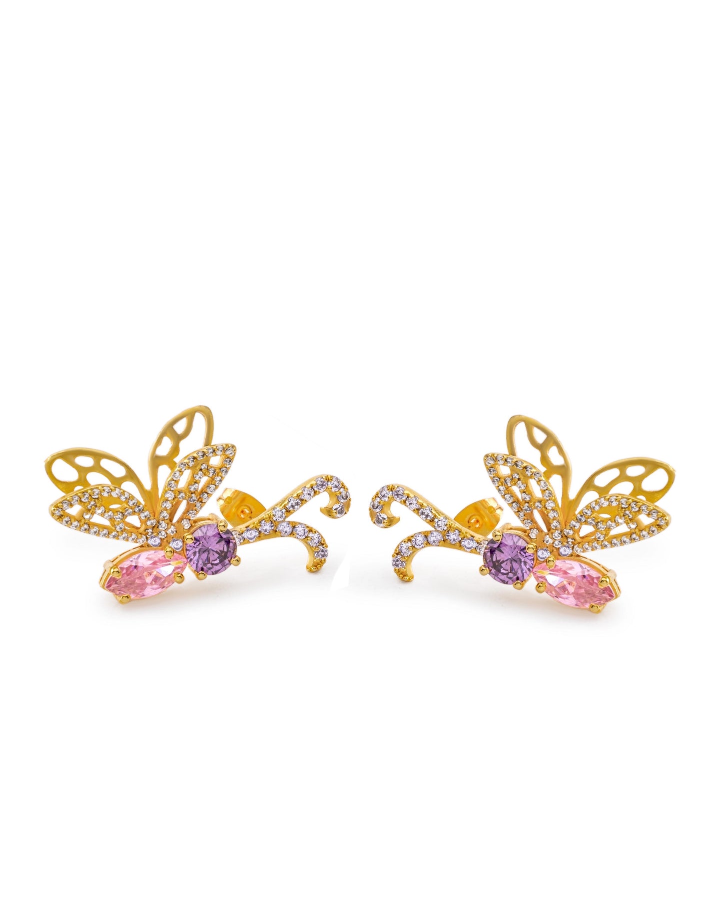 The butterfly earrings