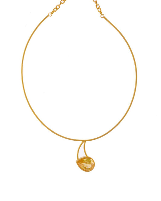 Yellow Pear Collar